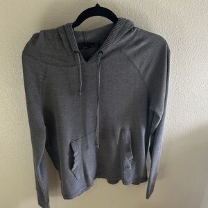 Prana Charcoal Knit Hoodie